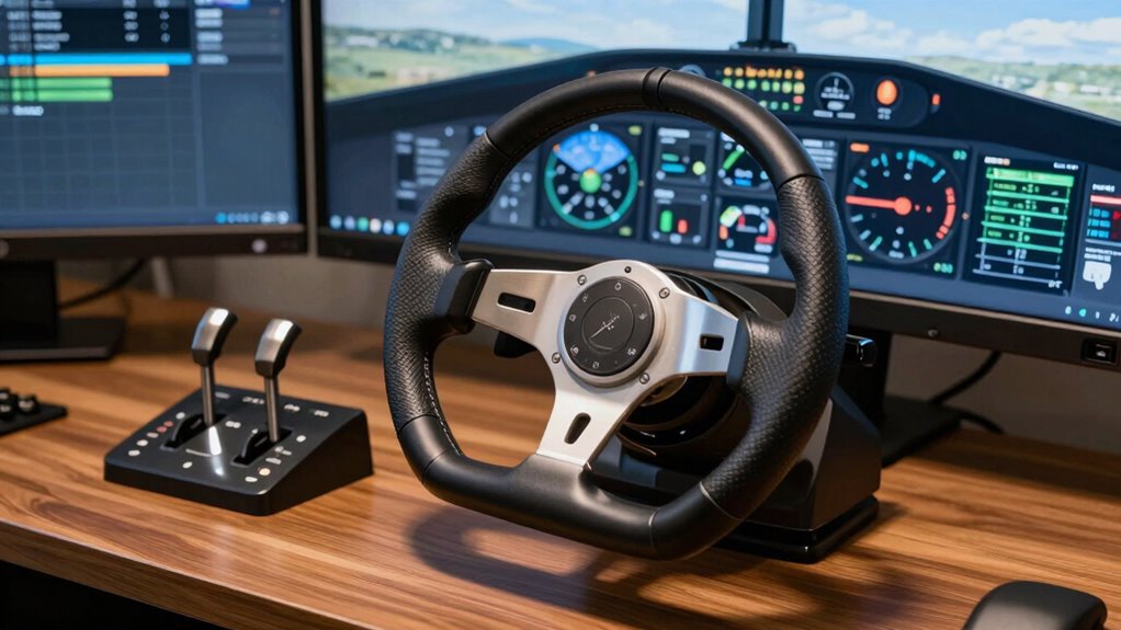 realistic flight control setup