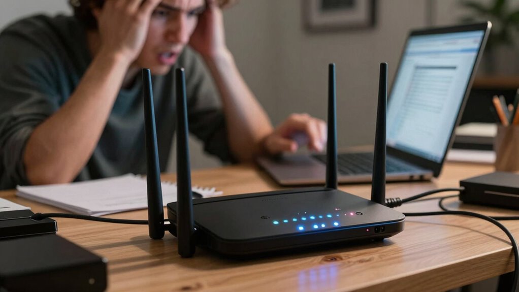 router performance and signs