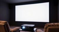 screen choice outweighs projector