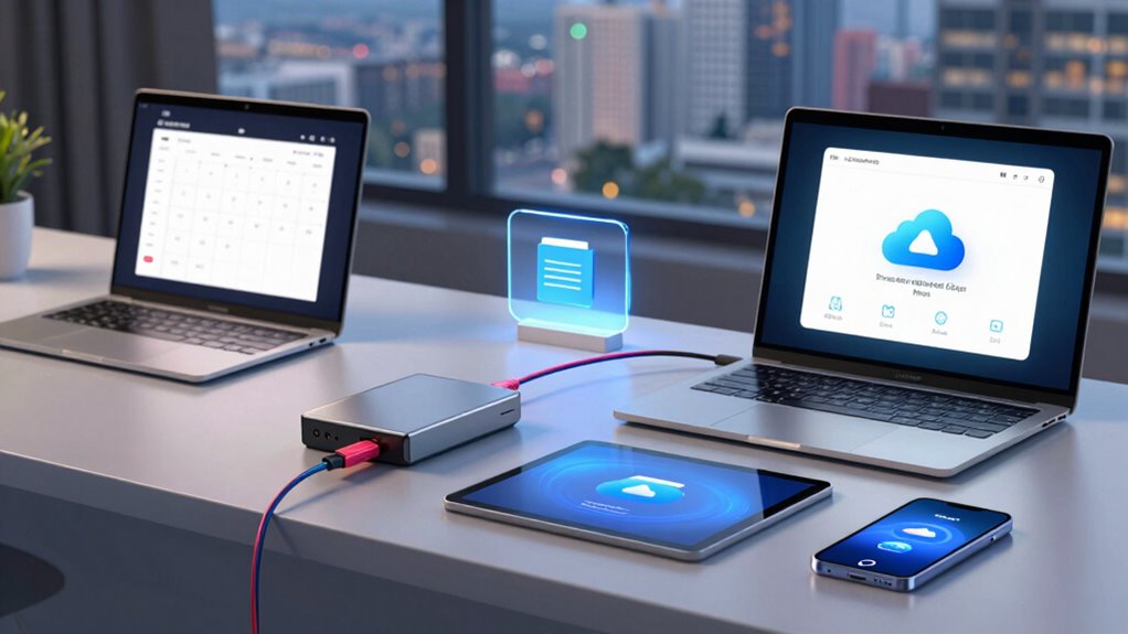 secure automated device backups