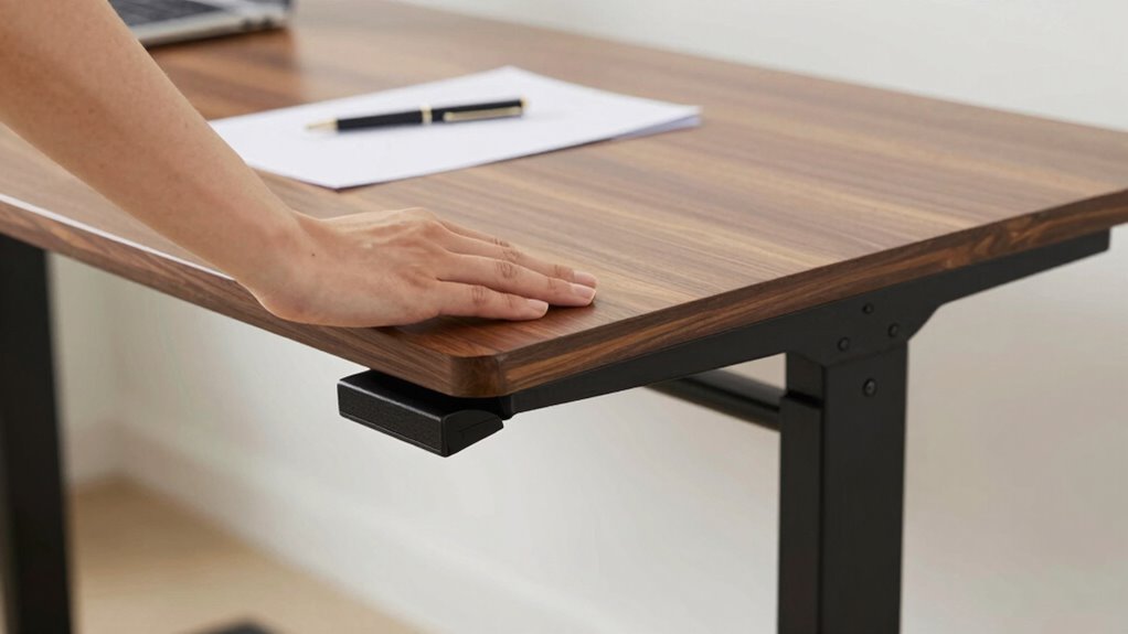 test desk stability thoroughly