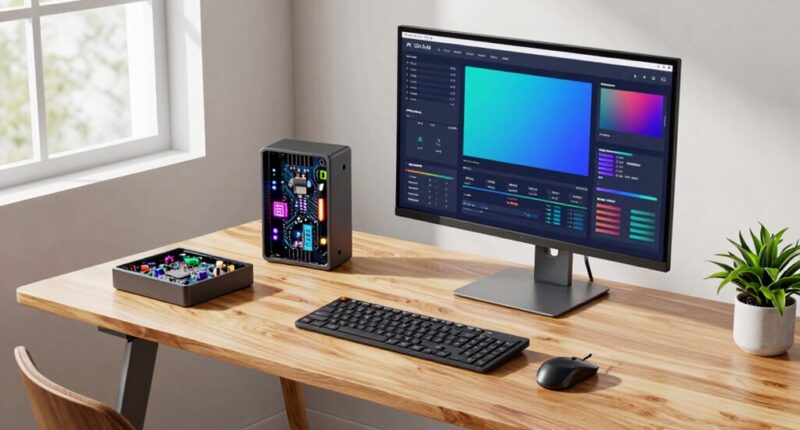affordable intelligent desk setup