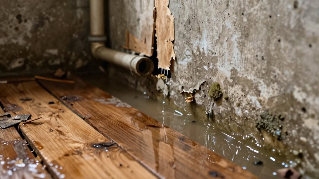 hidden moisture causes damage