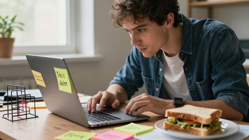 manage technical debt proactively