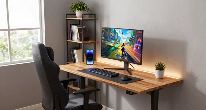 multifunctional gaming workspace