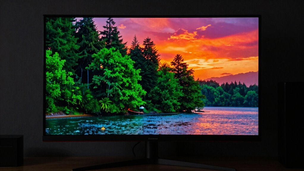 oled vibrant visuals burn in