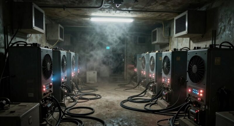 poor airflow in mining rooms