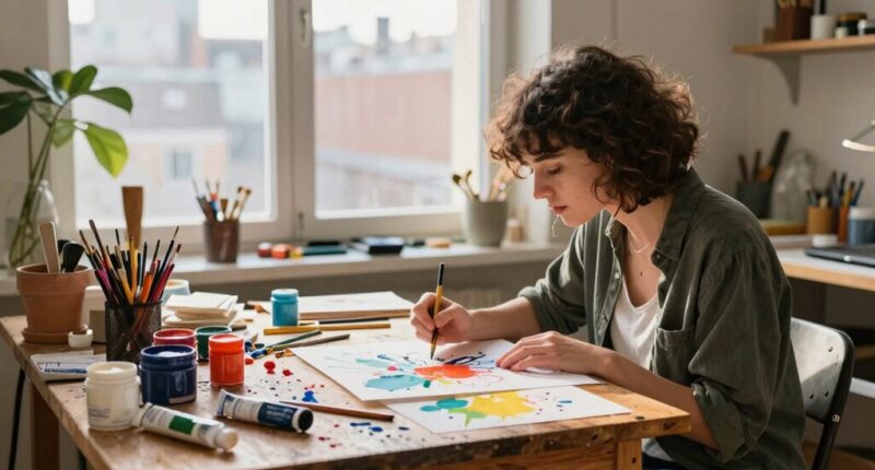 reduced work increased creativity
