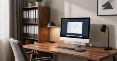 structured organized polished setup