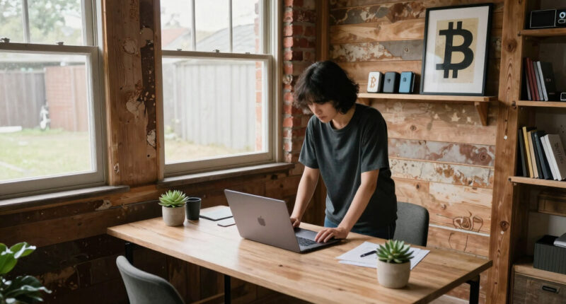 This DIYer Transformed a Crumbling 1940s Shed Into a Dream Home Office